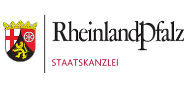Logo der Staatskanzlei Rheinland-Pfalz Auf dem Bild ist das Logo der Staatskanzlei Rheinland-Pfalz zu sehen.