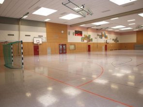 Foto einer Sporthalle
