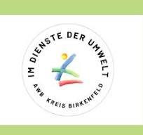 Abfallwirtschaftsberieb Birkenfeld Logo des Abfallwirtschaftsbetrieb Birkenfeld, als Kreis angelegt unten der Schriftzug AWB Kreis Birkenfeld, oben im Dienste der Umwelt, in der Mitte farbig Striche und Kreis in blau, grün, rot und gelb