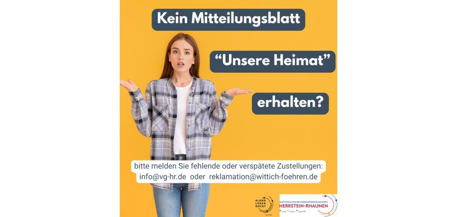 Plakat Mitteilungsblatt “Unsere Heimat” nicht erhalten