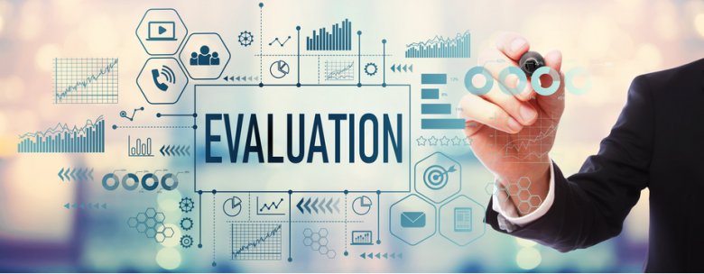 Bild Evaluation Bild mit verschiedenen Pictogrammen, Text Evaluation