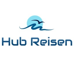 Reisebüro Hub zu sehen ist das Firmenlogo von Hub Reisen