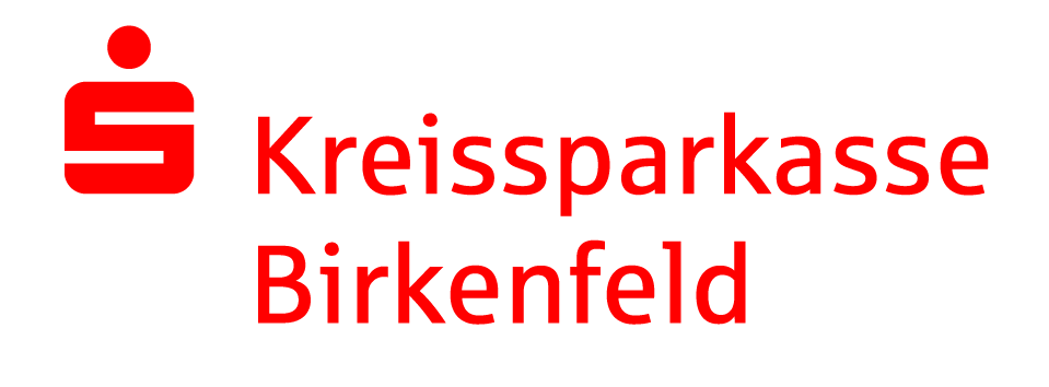 Logo der Kreissparkasse Birkenfeld, roter Schriftzug