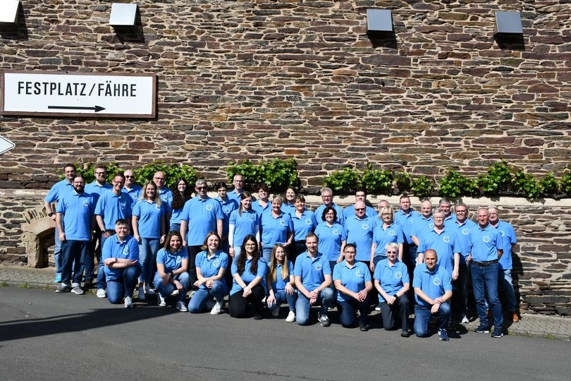 Gruppenfoto der Feuerwehrkapelle Rhaunen
