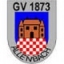Logo Gesangverein Allenbach Wappen mit Allenbacher Schloss, darunter rot/weißes Schachfeld und gebogenen Schriftzug Allenbach, über dem Schloss Schriftzug GV 1873