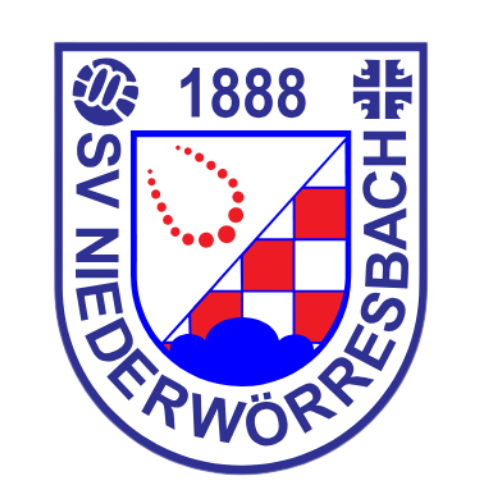 Logo SV Niederwörresbach Wappen OG Niederwörresbach in der Mitte, eingerahmt vom Schriftzug SV Niederwörresbach, oben 1888,