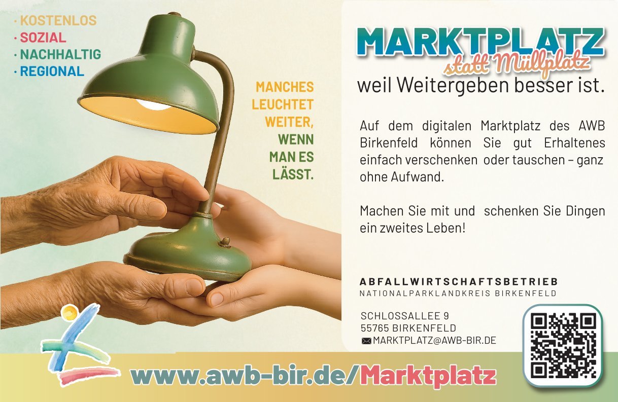 Plakat Marktplatz AWB