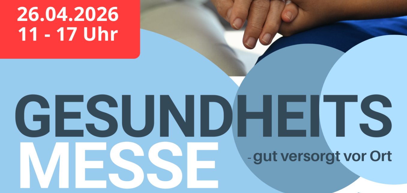 Blue & White Dynamic Health Fair Flyer - 1