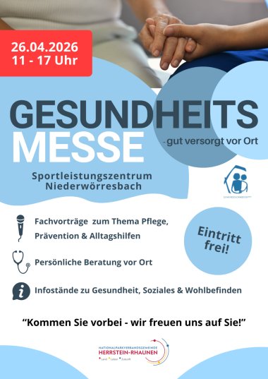 Blue & White Dynamic Health Fair Flyer - 1 Blue & White Dynamic Health Fair Flyer - 1