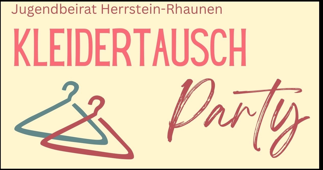 Plakat Kleidertauschparty Jugendbeirat