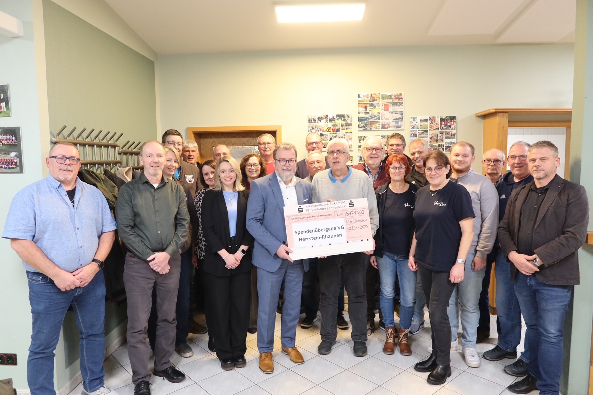 Offizielle Spendenübergabe aus dem KSK-Spendentopf