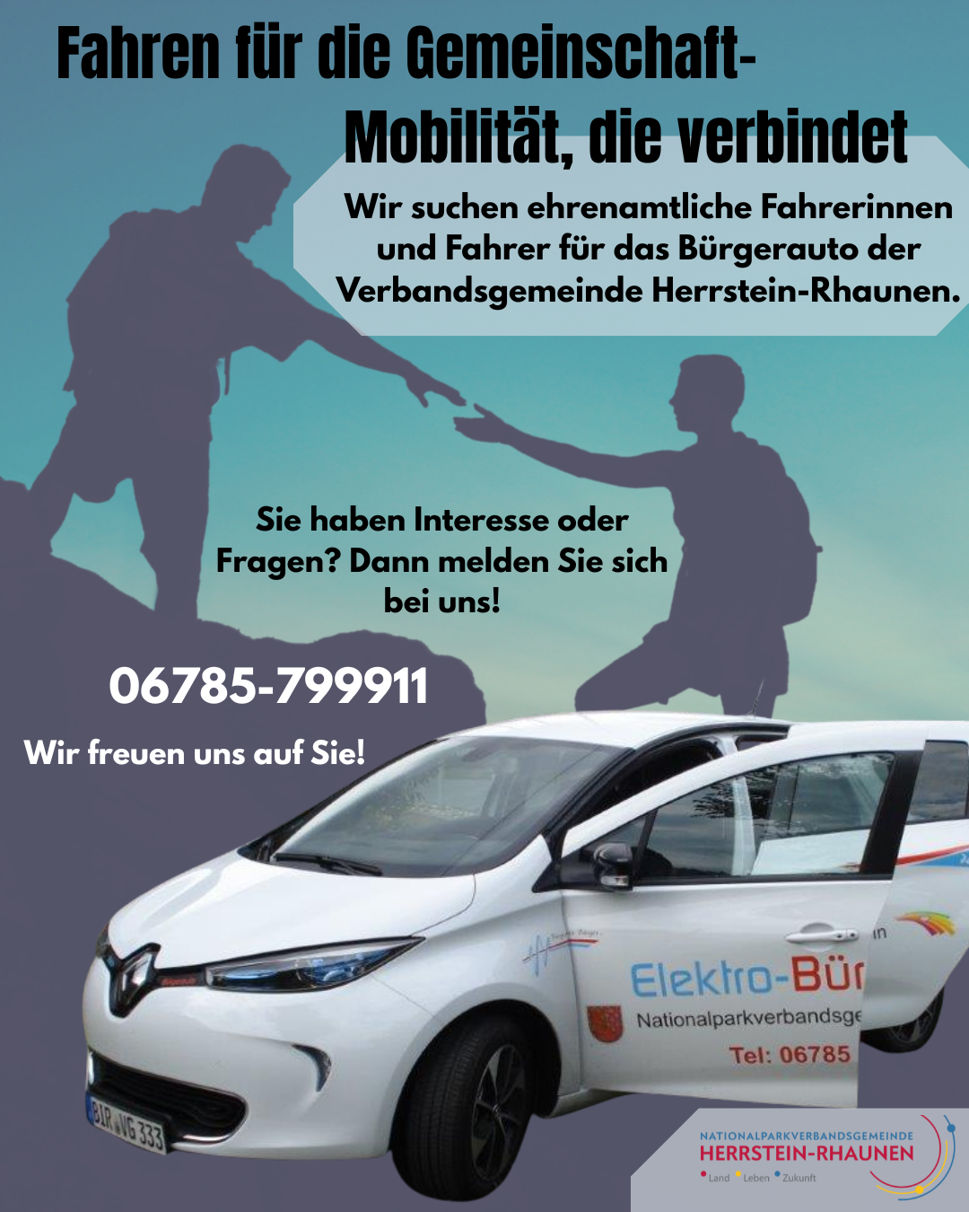 Wir suchen Ehrenamtliche für den Fahrdienst der Bürgerautos